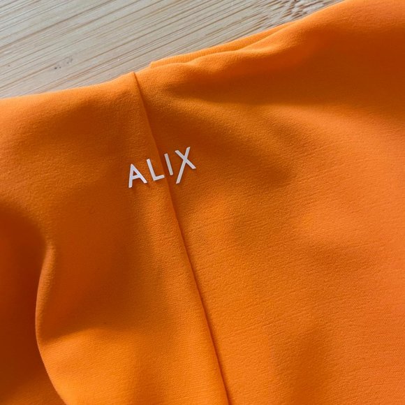 Alix NYC Seville Citrus One Shoulder One Piece Swimsuit - Picture 3 of 4